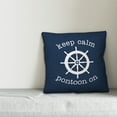 thumbnail image 3 of Creative Products Keep Calm And Pontoon On 18x18 Indoor / Outdoor Pillow, 3 of 3