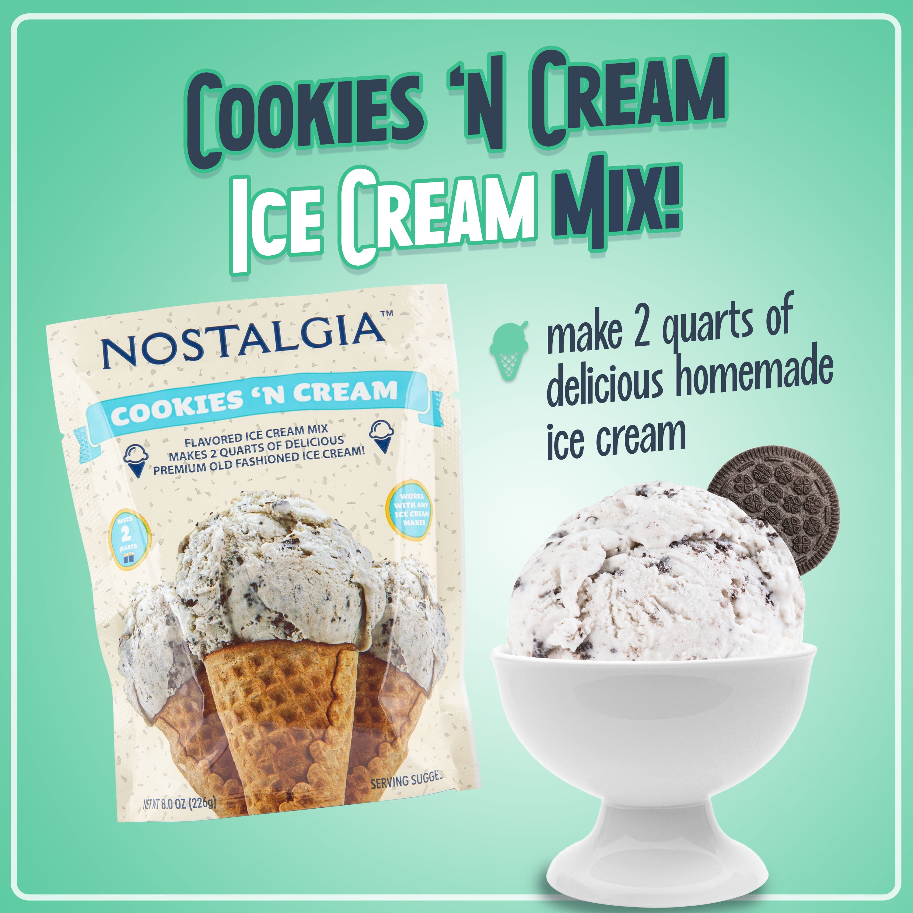 Nostalgia ice cream mixes hotsell