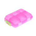 thumbnail image 1 of Caja de pastillas de 12 rejillas, práctico dispensador de pastillas para viajes, organizador de pastillas, pastillero para tabletas, contenedor, divisores de medicamentos, 1 of 5