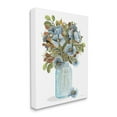 thumbnail image 3 of Stupell Blue Blooming Floral Bouquet Botanical & Floral Painting Gallery Wrapped Canvas Print Wall Art, 3 of 5