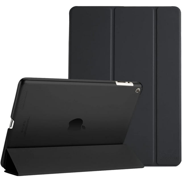 Ipad 2 Ipad 3 Ipad 4 Cover, Ultra Thin Lightweight Stand Cover With Translucent Frosted Backside Smart Cover For 9.7 "Apple Ipad 2, Ipad 3, Ipad 4 - Black