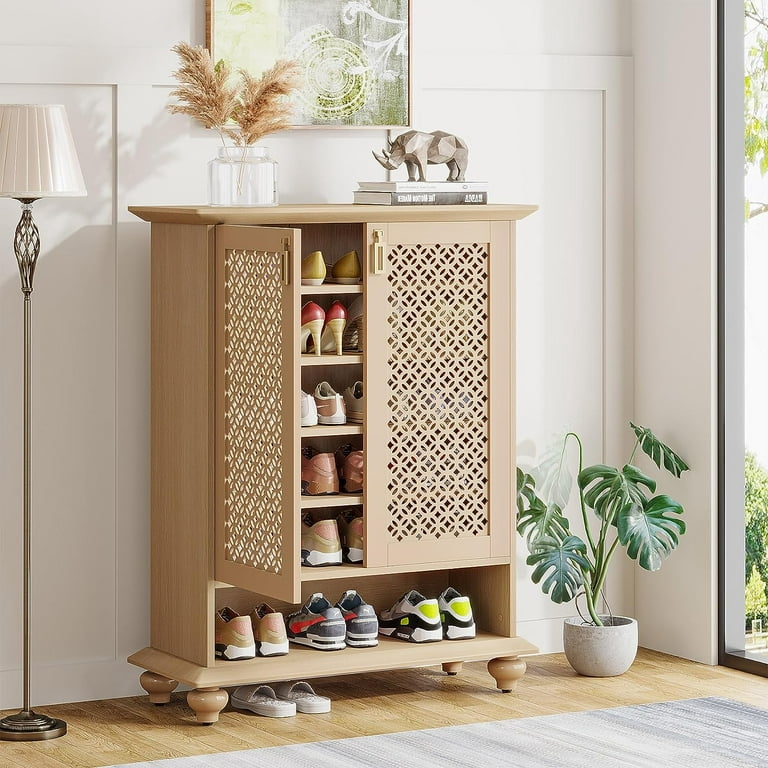  Lamerge Shoe Cabinet for Entryway, Modern Shoe Storage