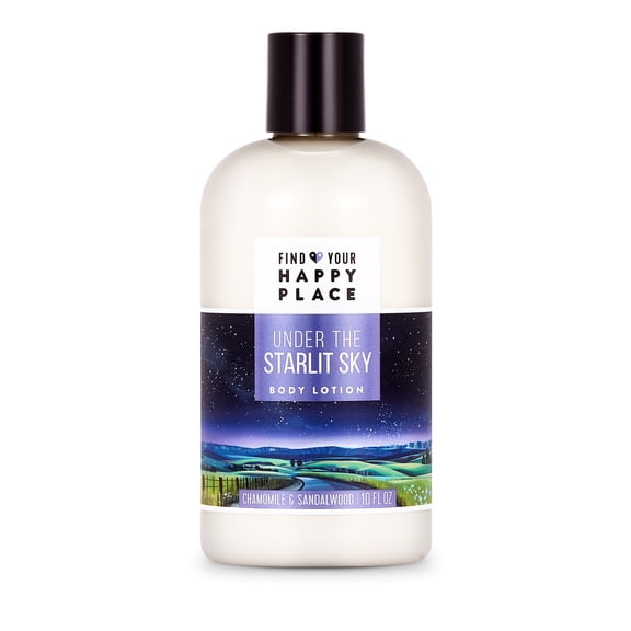 Find Your Happy Place Moisturizing Body Lotion, Under The Starlit Sky, Chamomile and Sandalwood, For Dry Skin, 10 fl. Oz.