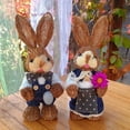 thumbnail image 5 of Rabbit Decorations Rabbits Bunny Animal Model 2pcs Easter Theme Party Supplies Ornaments 23cm/9in, 5 of 6