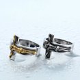 thumbnail image 4 of 1 pieza de anillo de aleación de moda, anillo de cruz de Jesús, elegante regalo de festival de joyería de mano para mujer y hombre (dorado n. ° 13), 4 of 5