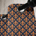thumbnail image 3 of Ambesonne Fleur De Lis Grommet Curtain, Orange Heraldic, 50" x 108", Indigo Orange, 3 of 6
