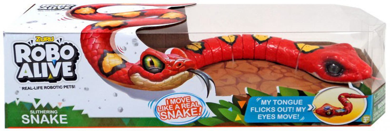 robo alive red snake