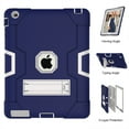 thumbnail image 6 of iPad 2 Case,iPad 3 Case,iPad 4 Case, Allytech Three Layer Shockproof Armor Defender Protective Case Cover with Kickstand for iPad 2nd Gen / iPad 3rd Gen / iPad 4th Generation (Navyblue/Grey), 6 of 8