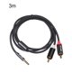thumbnail image 2 of Gwong Electrónica Cable adaptador de cable de audio estéreo auxiliar de 3RCA a 2RCA a 2RCA para el altavoz del teléfono, 2 of 7