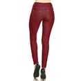 thumbnail image 3 of Women's Stretchy Comfy Pockets Solid Skinny Jeggings Jean Pants S-3XL, 3 of 4