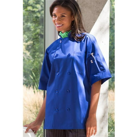 Vtex 0415-6308 Short Sleeve Avocado Chef Coat, 4X (Best Coat For Pear Shaped)
