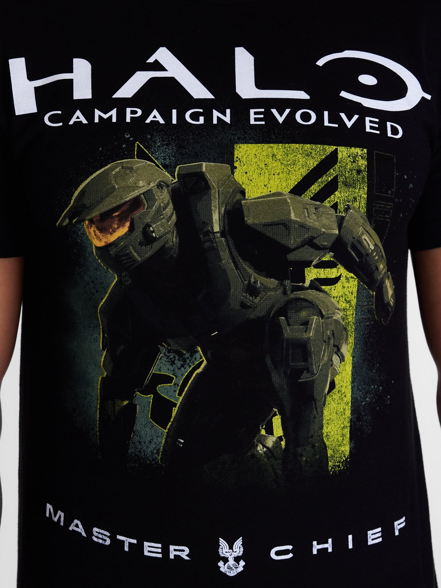 Halo Men's and Big Men's Graphic Cotton Tee with Short Sleeves, Sizes S-3XL