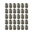 thumbnail image 1 of 30pcs Threaded Inserts Thread Reducer Inner M6X1.0 Outer M8X1.25 Length 10MM Male Female Nut Hardware Repair Tool, 1 of 8