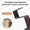 thumbnail image 5 of KES 2 Pack Over The Cabinet Towel Holder Fit 1" Thick, Kitchen Towel Holder for Cabinet, Over The Door Towel Bar with Extended Hooks, Brown, 5 of 10