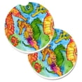 thumbnail image 1 of Ensemble Hippocampe de 2 Sous-Verres Porte-Gobelet, 1 of 1
