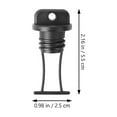 thumbnail image 2 of LRXIYODE 5Pcs Boat Drain Plug Fine Thread Tapered Nylon Black for Kayak Accessories, 2 of 8