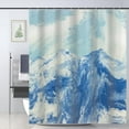 thumbnail image 1 of Marble Shower Curtain Abstract Bath Curtain for Bathroom Bathtub Home Decor Ink Texture Waterproof 72"x72" with 12 Hooks, 1 of 7