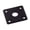 Black, variant on KD By AxLabs Square 4-Screw Plastic Jack Plate - Epi LP Style