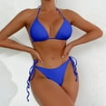 thumbnail image 2 of QHFBli Women Two Piece Swimsuit Sexy Swimwear String Triangle Bikini Sets, 2 of 4