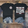thumbnail image 2 of WZXFASHION T-shirt de Baseball pour Femmes, T-shirt Cœur de Baseball, T-shirt Décontracté à Col Rond et Manches Courtes, Soldes Aujourd'hui, T-shirt à Manches Courtes pour Femmes, 2 of 4