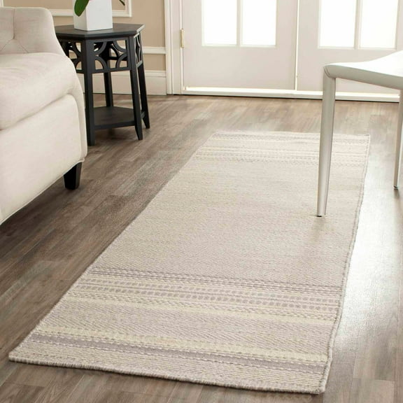 SAFAVIEH Kilim KLM419B Handwoven Grey / Ivory Rug