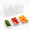 12 Pack, variant on 6 Pack Clear Plastic Refrigerator Organizer Bins, Multiple Sizes