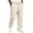 Beige, variant on Men's Fleece Baggy Sweatpants Wide Leg Lounge Sweat Pants with Pockets