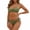 Green, variant on Women's Solid Color High Waist Two Piece Swimsuit Set with Chest Pads Conservative Beach Bikini Swimwear for Swimming Pool Vacation Summer, Green M