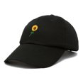 thumbnail image 4 of DALIX Sunflower Hat Womens Floral Baseball Cap in Black, 4 of 6