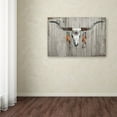 thumbnail image 3 of Trademark Fine Art 'Longhorn on Dark Gray Wood' Canvas Art by Avery Tillmon, 3 of 3