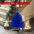 thumbnail image 3 of CASAFUN Silver Christmas Tree 30cm Tinsel Artificial Small Mini Xmas Pine Trees Decorations Tabletop Centerpiece Mantel Home Decor, 3 of 8