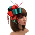 thumbnail image 1 of Coofit Fascinator Hat Creative Exquisite Ribbon Mesh Party Headpiece Tea Party Headband, 1 of 6