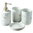 thumbnail image 1 of Accesorios de Baño Conjunto Dispensador de Jabón Del Dispensador de Loción de Blanco 4 piezas, 1 of 8
