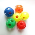 thumbnail image 3 of Cat Ball Toy Plastic Hollow Solid Color Mini Soccer Ball Cat Toy Kitten Bell Toy, 3 of 10