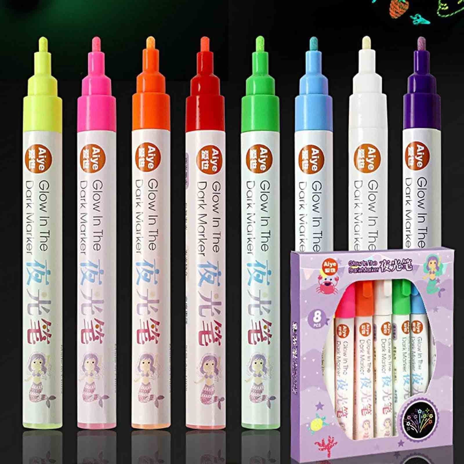 Cadorn Colorful Glow - in - the - Dark Pens - Add a Magical Touch to Your Writing and Drawing!