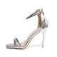 thumbnail image 4 of Zapatos de mujer Sandalias casuales con cremallera en la parte trasera Tacón súper alto Punta cuadrada Tacones de aguja brillantes Wmkox8yii hfjk3973, 4 of 9