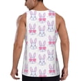 thumbnail image 3 of Haiem Heart Rabbit Men Workout Tank Top Gym Bodybuilding Sleeveless Muscle T Shirts Athletic Tank Breathable Workout Shirt-X-Large, 3 of 9
