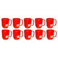thumbnail image 1 of Taza JapanBargain de plástico japonés, 350 ml, irrompible, color rojo, 10 unidades, 1 of 5