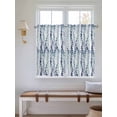 thumbnail image 2 of Blue Weeping Eucalyptus Living Room Curtains 2 Panel, Spring Summer Farmhouse Leaves Cafe Window Treatment, Farmhouse Bedroom Bathroom Kitchen Curtains Drapes 104"x45", 2 of 6