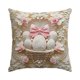 thumbnail image 2 of Uuiauoio Easter Bunny Pillow Cover 18 x 18inch Cute Rabbit Bunny Easter Decor Throw Pillow Case Cushion Cover Spring Season's Decorations for Home Sofa Bed, 2 of 7