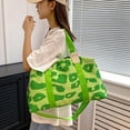 thumbnail image 4 of Bolso de viaje plegable de gran capacidad, bolso de mano, bolso de viaje, bolso de lona, bolso de viaje multifunción para mujer., 4 of 7