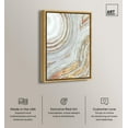 thumbnail image 2 of White Gold Canvas Elegant White and Gold Art by Art Remedy, Gold Frame, 24" x 36", 2 of 7
