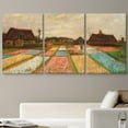 thumbnail image 2 of wall26 Canvas Print Wall Art Set Bulb Fields by Vincent Van Gogh Nature Wilderness Illustrations Fine Art Relax/Calm Multicolor for Living Room, Bedroom, Office - 16"x24" x 3 Panels, 2 of 6