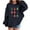 Navy, variant on Lorytime Hoodies for Teen Girls Boys Christmas Tree Sweatshirt Long Sleeve Tops Drop Shoulder Festive Pullover Yellow