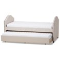 thumbnail image 3 of Baxton Studio Alessia Upholstered Daybed with Trundle in Beige, 3 of 8