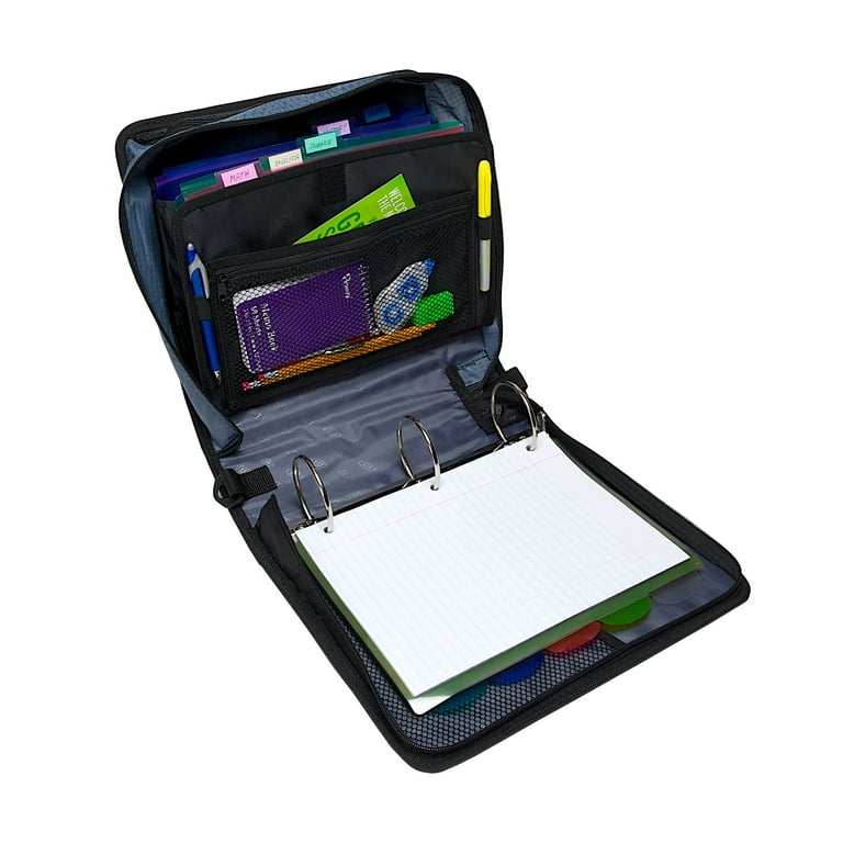 Large Capacity Zipper Binder, 3 Rings, 3 Large Capacity Zipper Binder, 3 Rings, 3