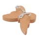 thumbnail image 5 of Gancho de pared de madera ANGGREK Percha montada en la pared para abrigo Ropa Sombrero toalla, 5 of 8