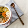 thumbnail image 2 of Cuchara de sopa larga, cuchara de arroz de madera, redonda, cabeza coreana, 10,9 pulgadas de largo, coreana, japonesa, cuchara de sopa mixta natural, cuchara de sopa de cocina, 2 of 4