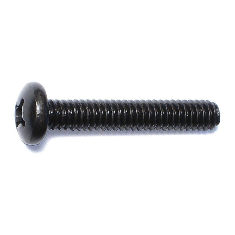 1/4-20 x 1 (25 pcs) Button Head Socket Cap Screws Bolts Alloy Steel 10.9  Grade, Black Oxide Finish, Full Machine Thread