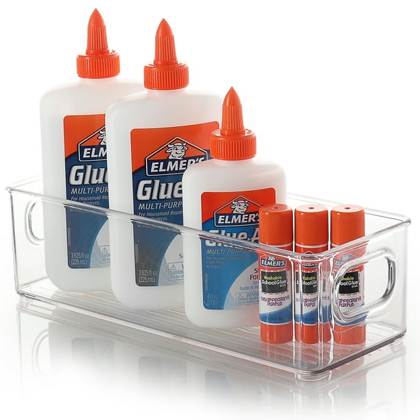 StorageBud 1 Pack Clear Plastic Home & Office Storage Organizer Bin